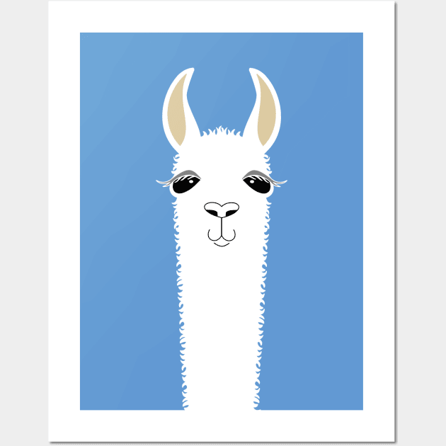 Llama Portrait #4 Wall Art by JeanGregoryEvans1